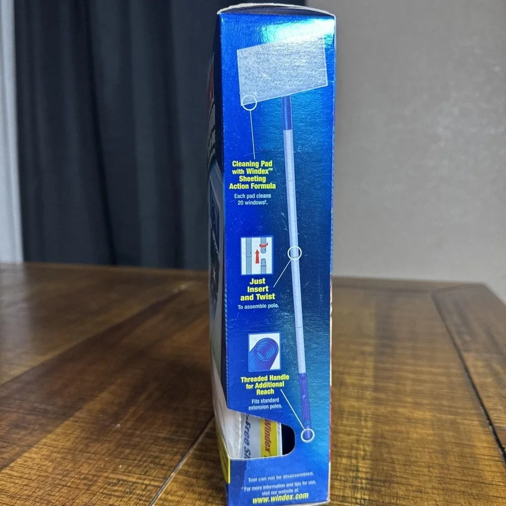 Windex Outdoor All-In-One Glass Cleaning Tool Starter Kit NOS SEALED RARE